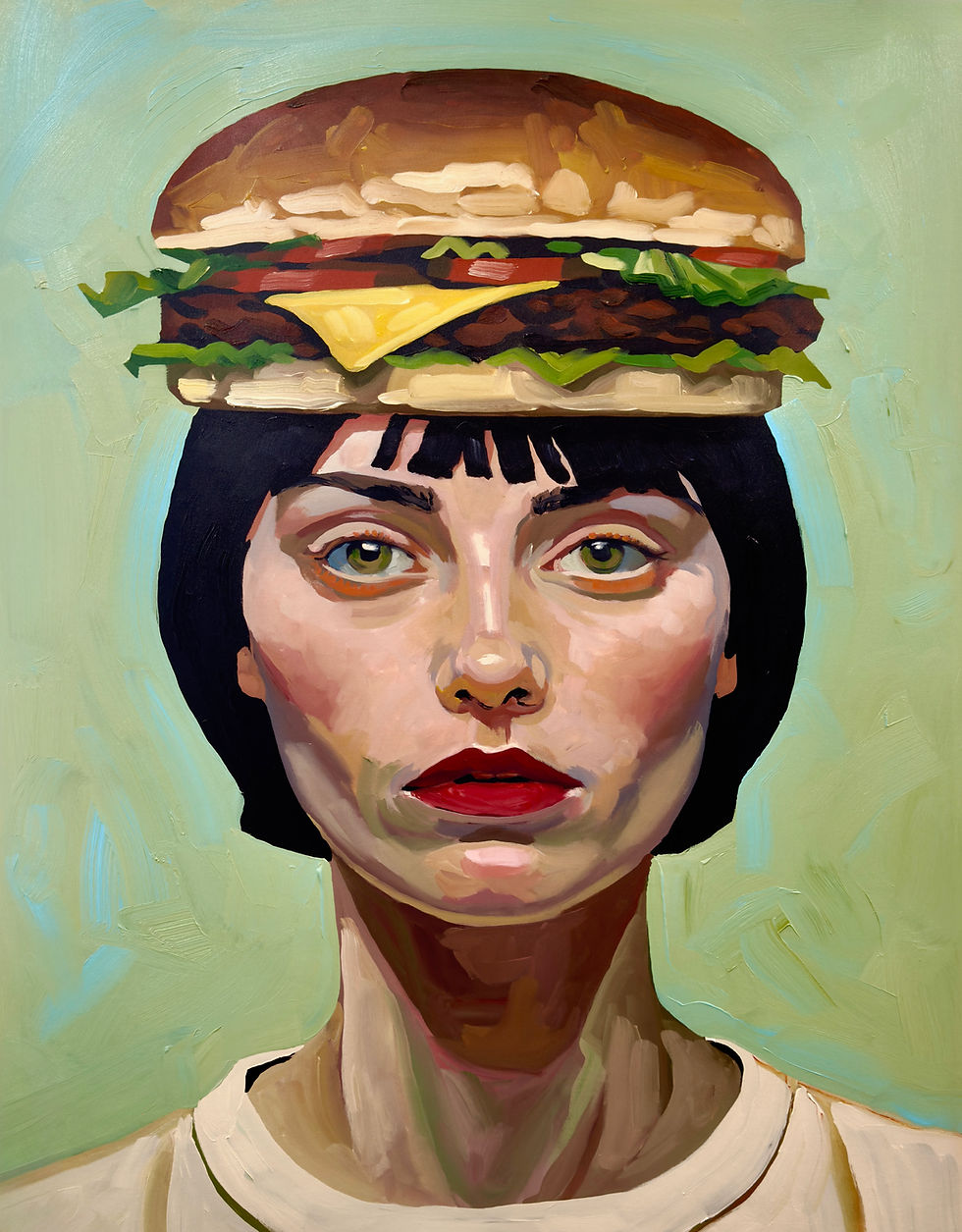 Cheesy thoughts Original Painting