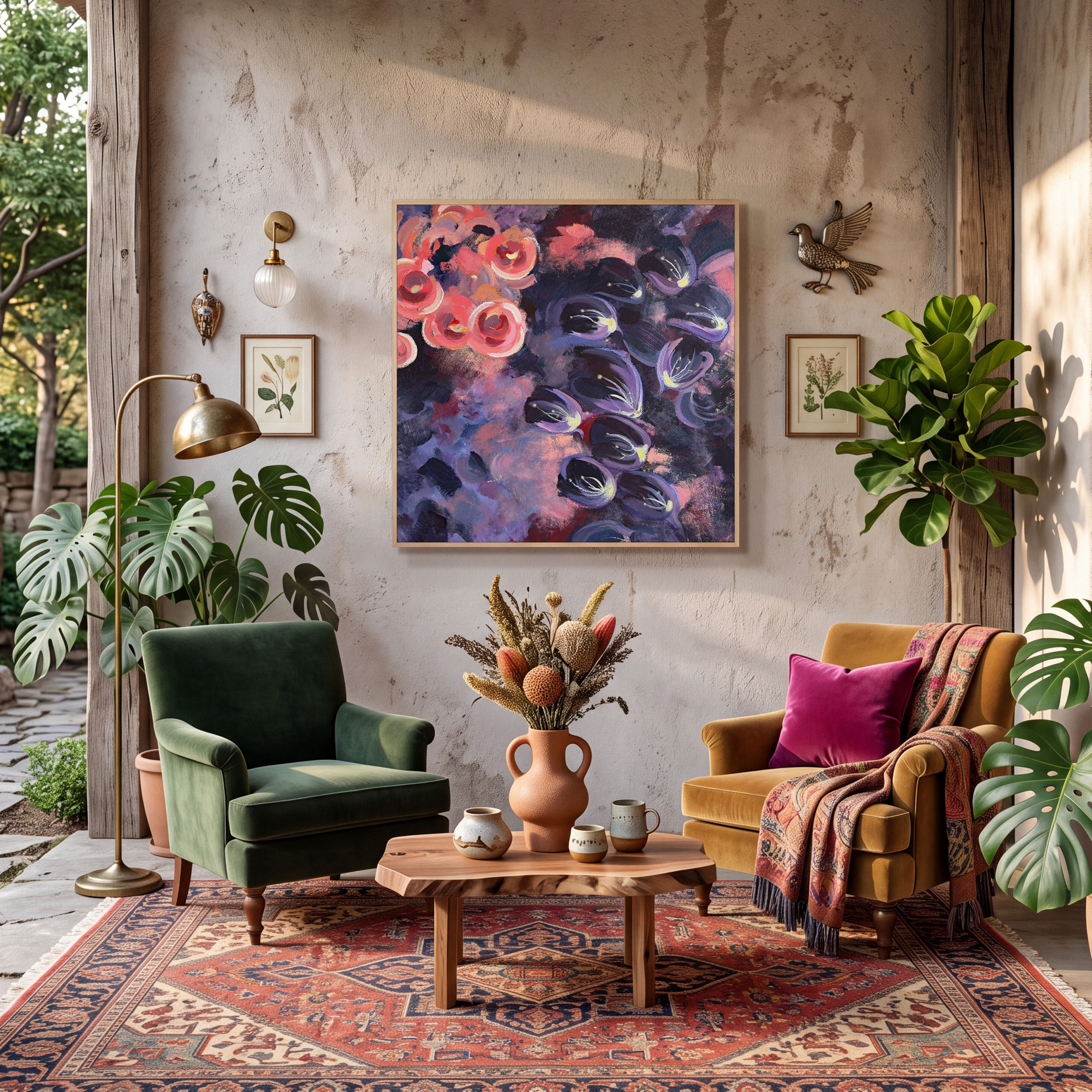 Purple Dreams - UNFRAMED CONTEMPORARY Original Painting