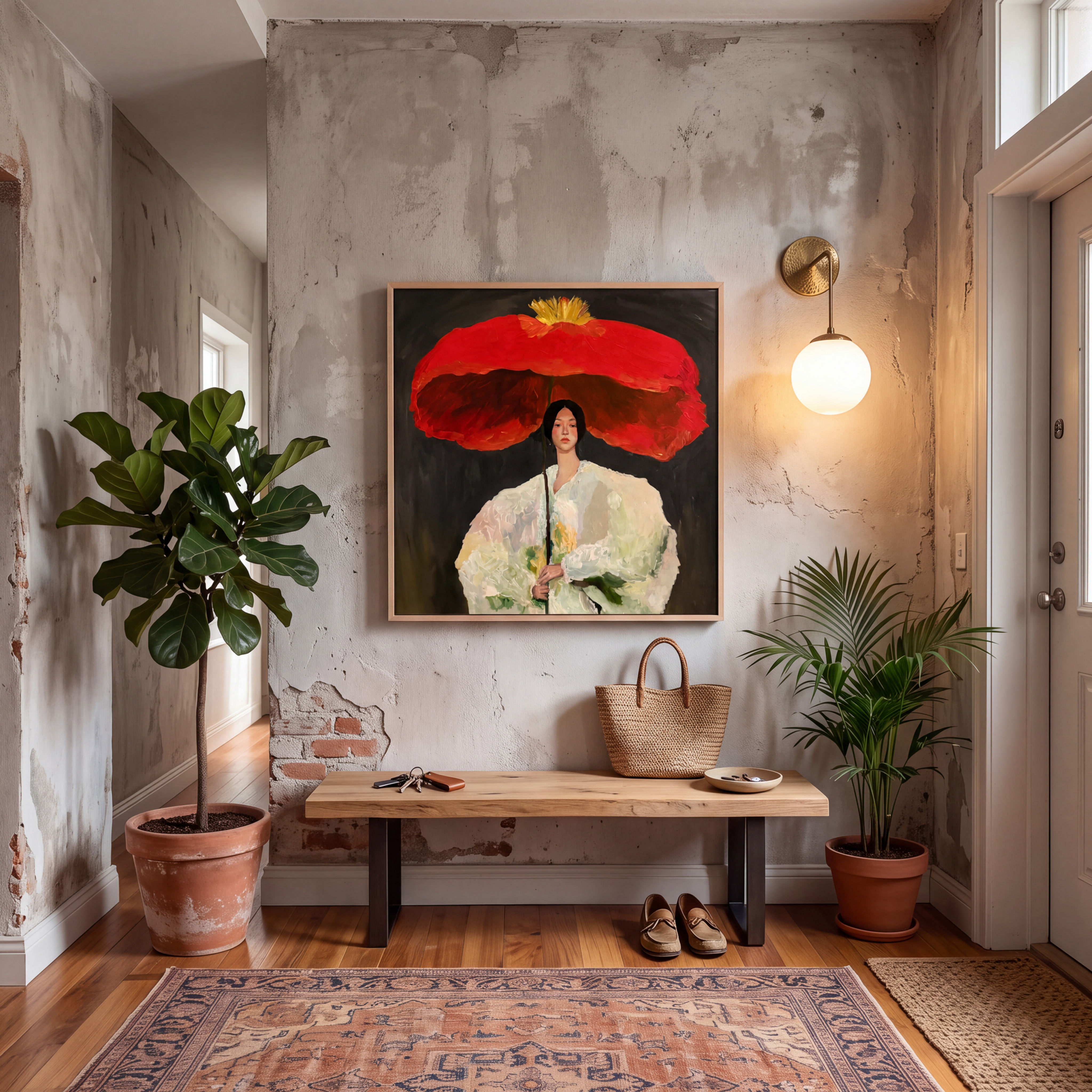 Poppie's Umbrella - Original Painting