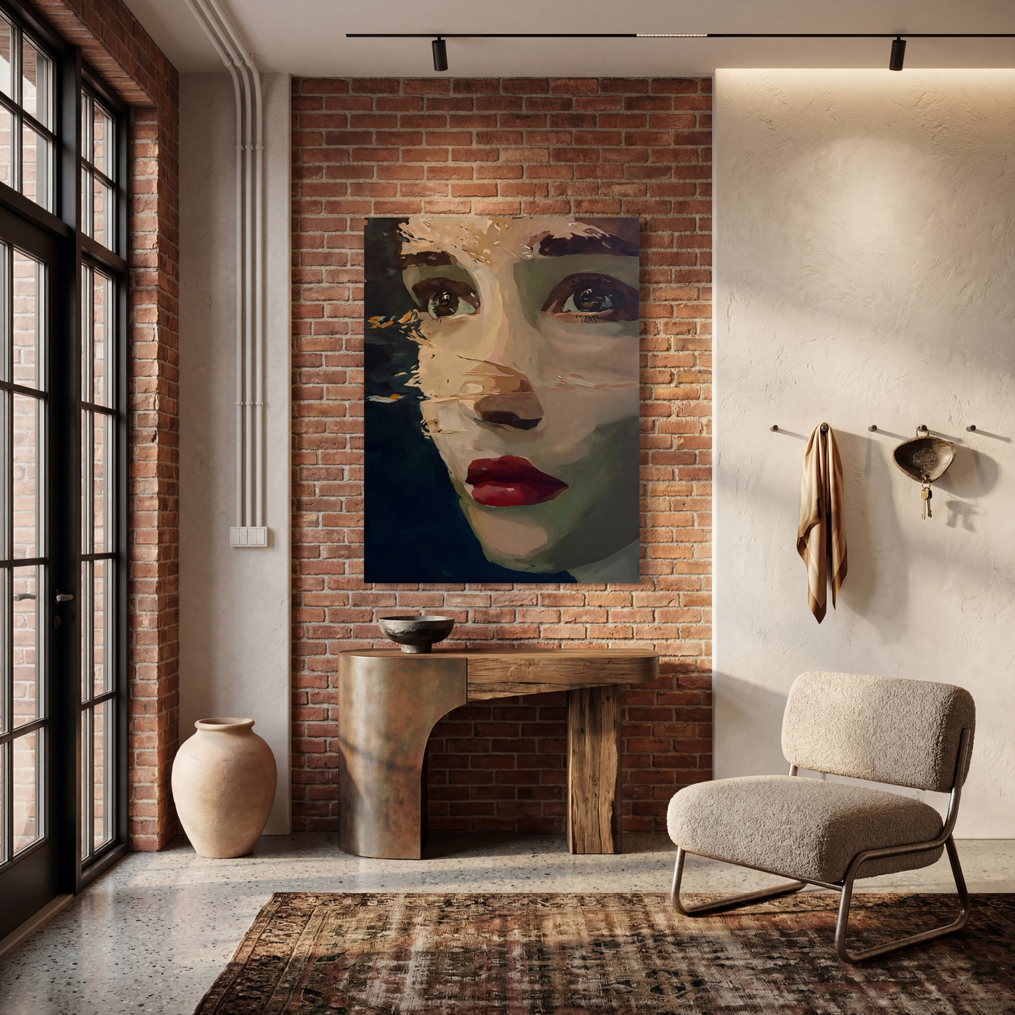 The Deep Blue Within - Canvas Print