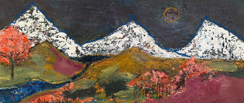 Thumbnail: Mountain Bloom - CONTEMPORARY Original Painting