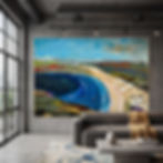 Thumbnail: Sandy Bay - UNFRAMED Original Painting