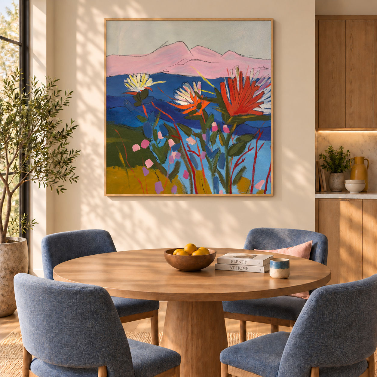 Alpine Meadow - UNFRAMED CONTEMPORARY Original Painting
