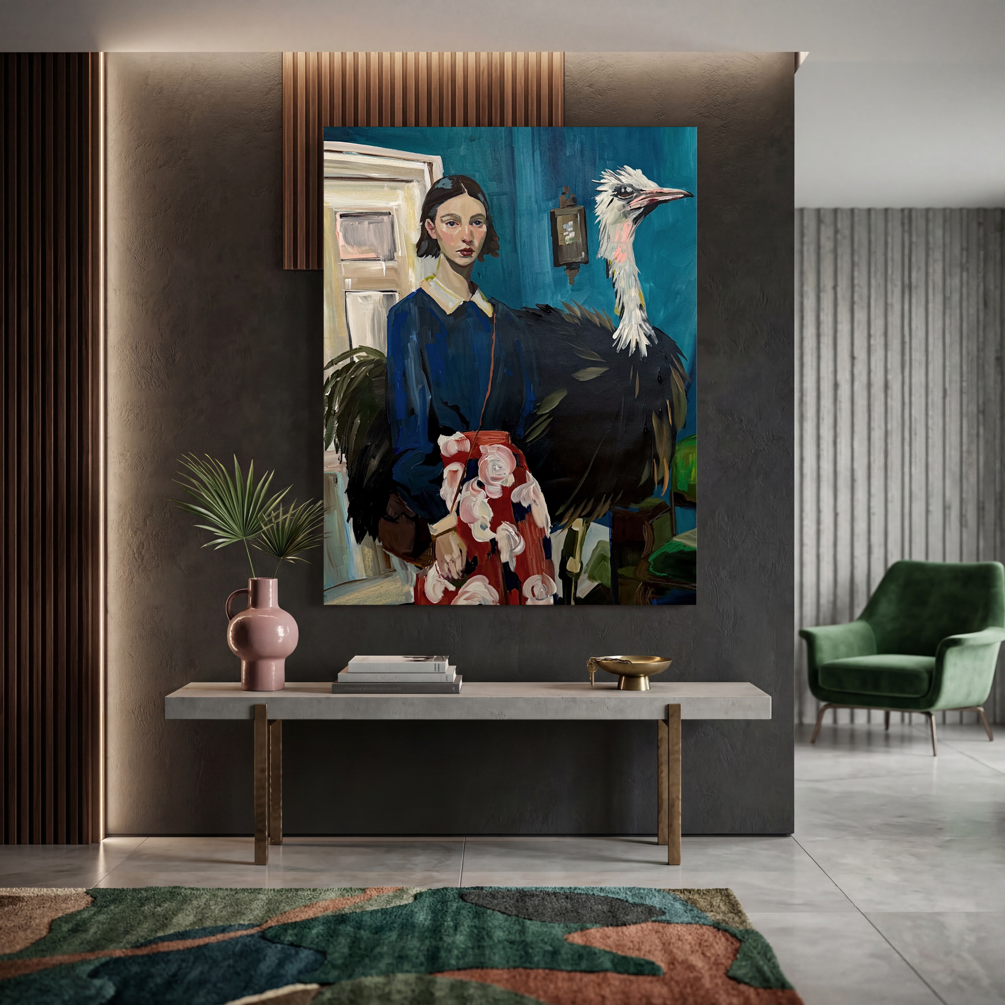 Not Emused - Canvas Print
