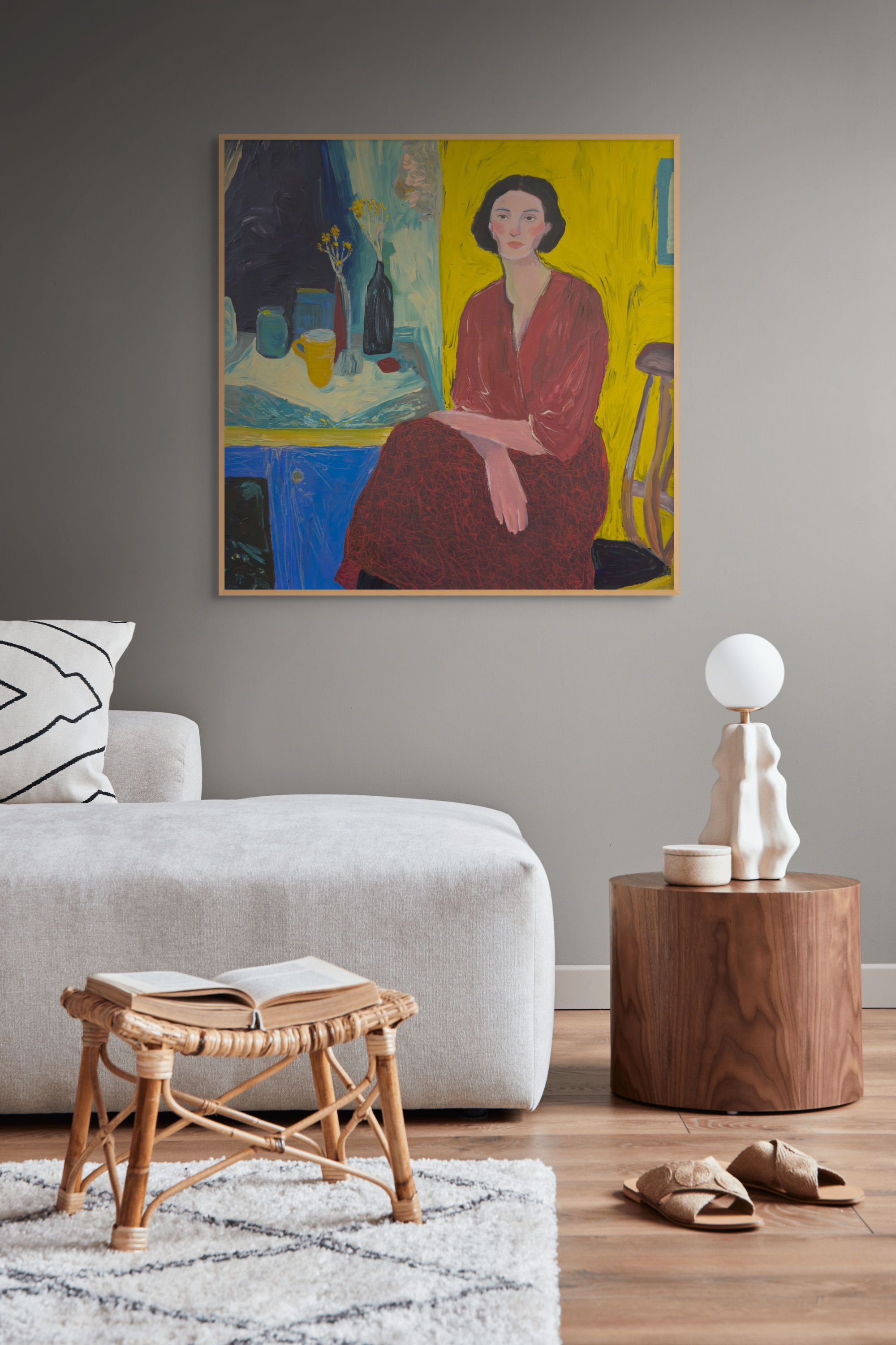 Rosies waiting - Original Painting