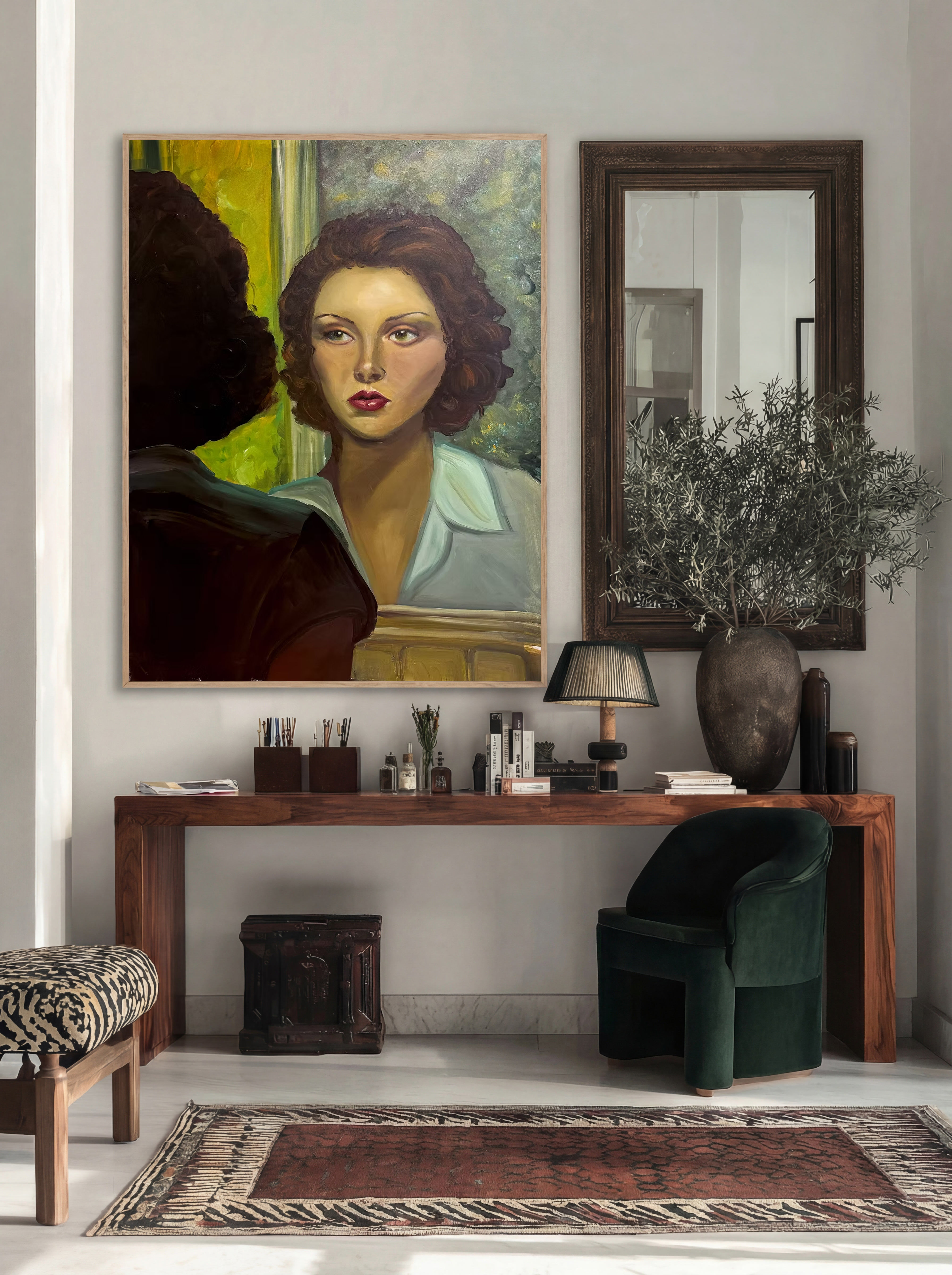 Other Woman in the Mirror - Original Painting