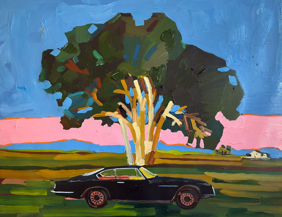 Thumbnail: Jet Black Wheels - Limited Edition Print
