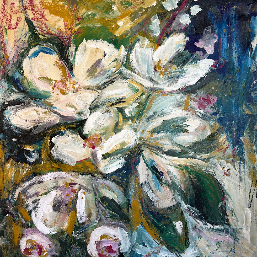 Thumbnail: Spring Downpour - UNFRAMED CONTEMPORARY Original Painting