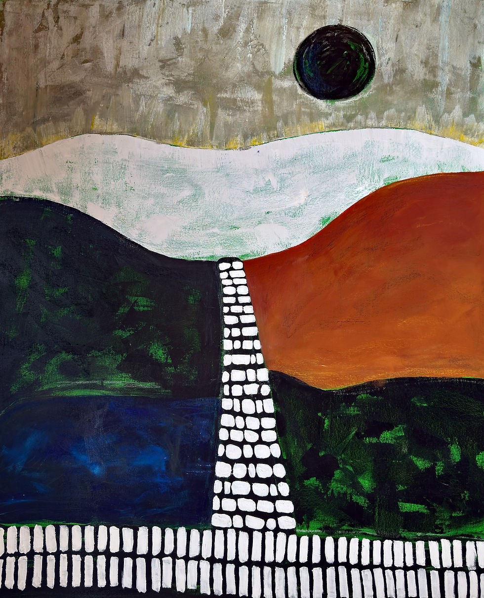 Thumbnail: Mercury's Path - UNFRAMED Original Painting