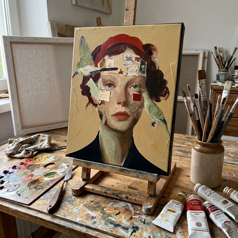 Thumbnail: Stamp of Approval - Original Painting