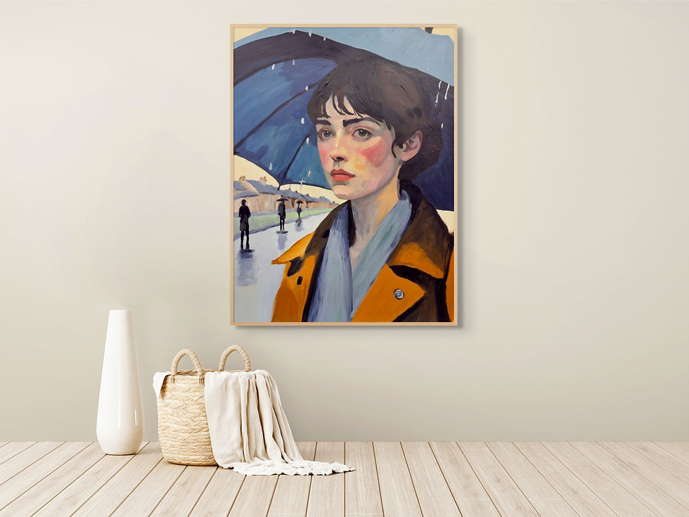 Thumbnail: Soft rain Canvas Print