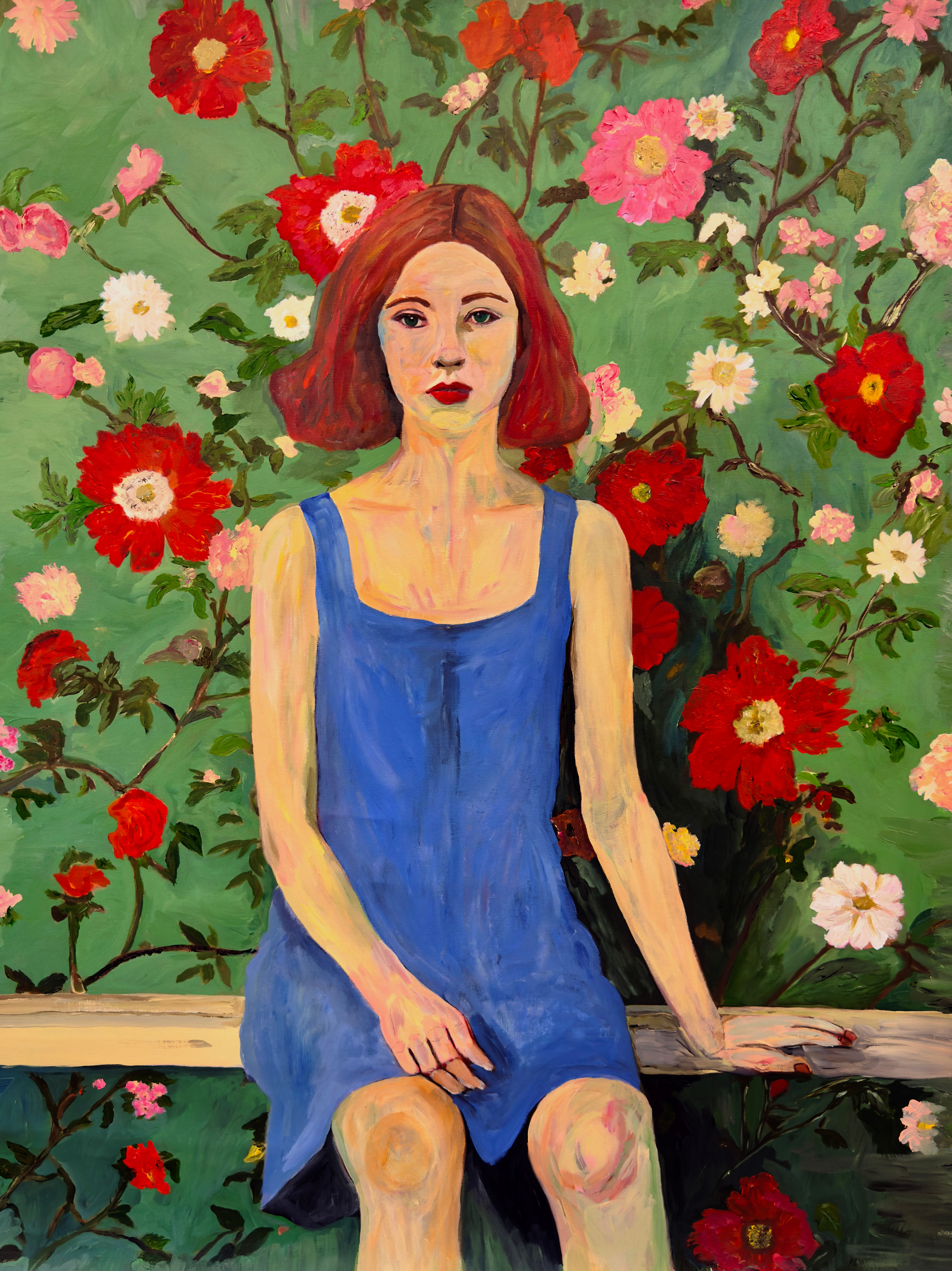 Quiet as a flower Original Painting