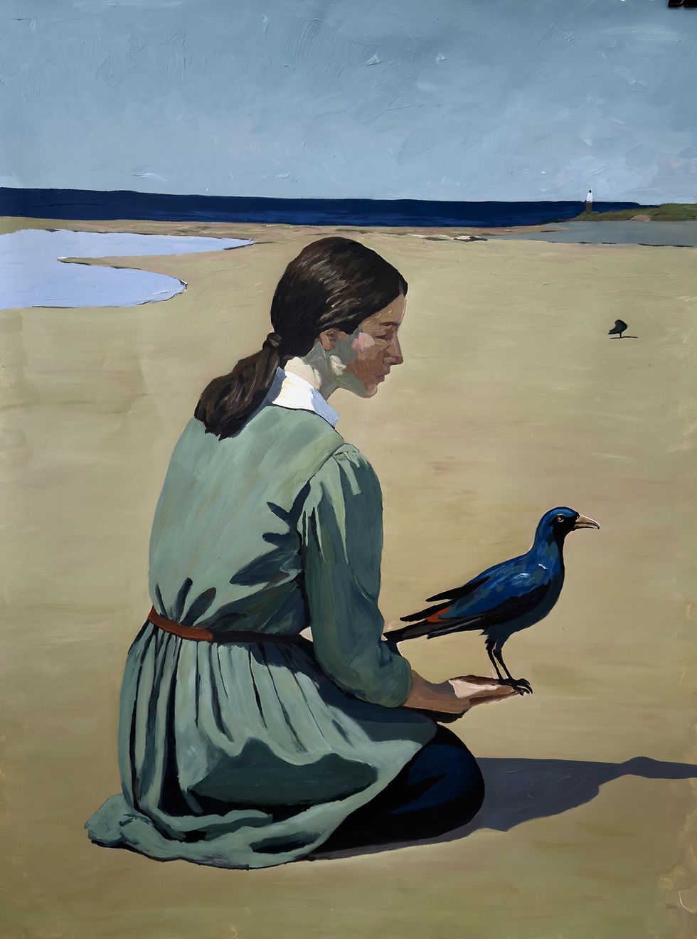 Where the ocean pauses Original Painting