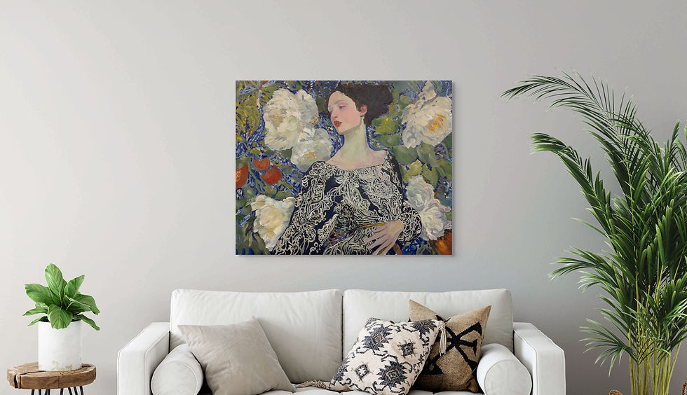 Thumbnail: Garden lullaby Canvas Print