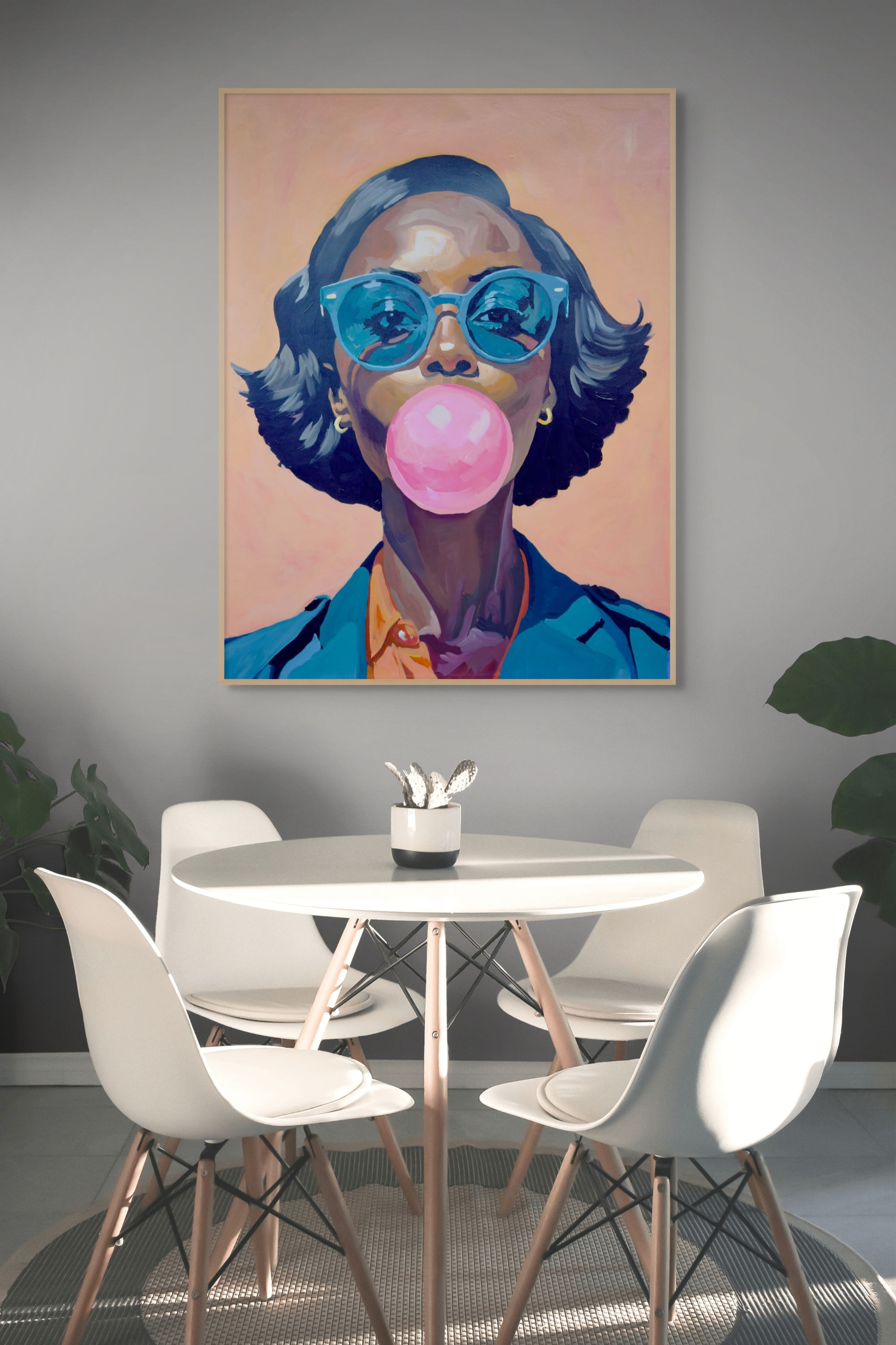 Bubblegum Babe - Canvas Print*