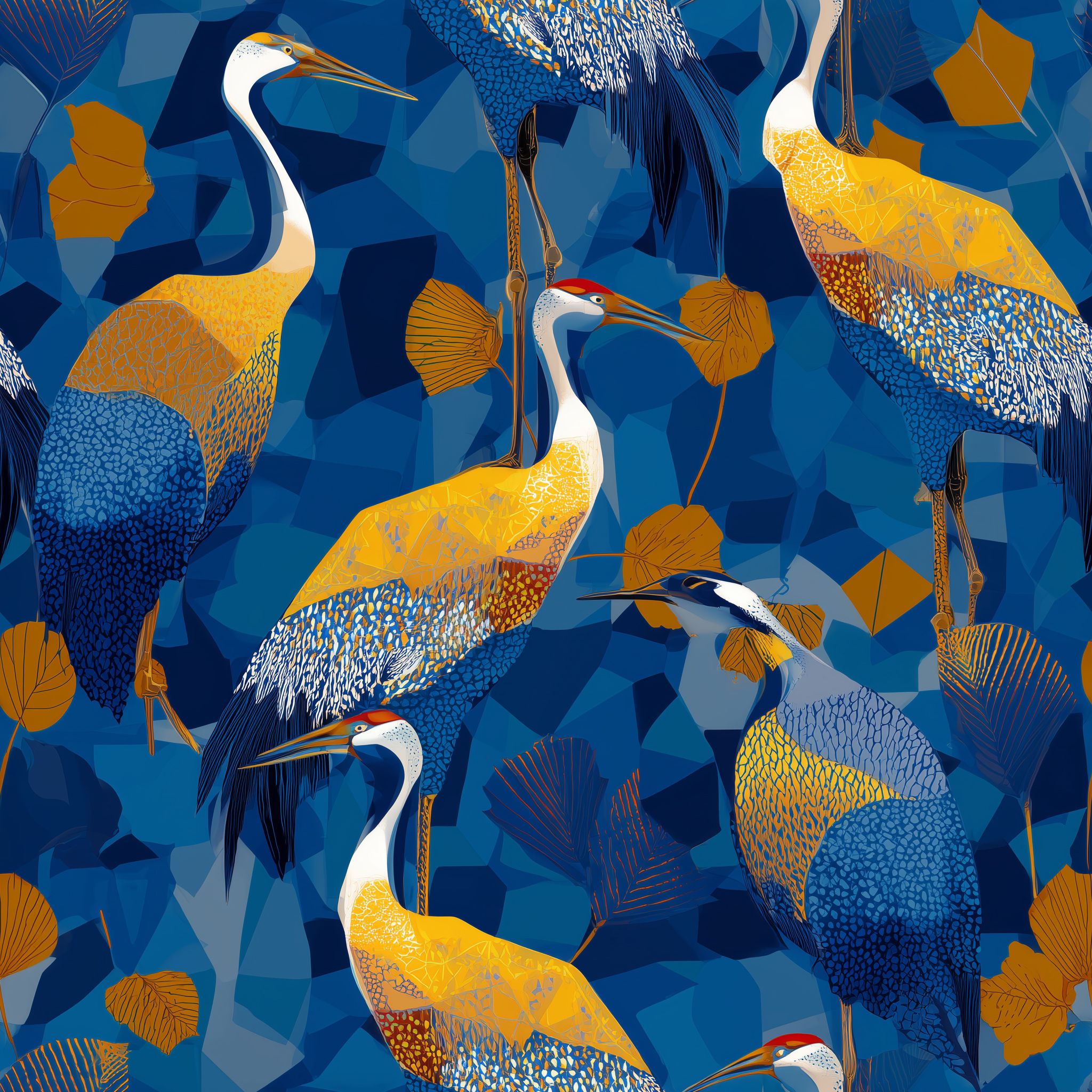 The Gold Wing Crane
