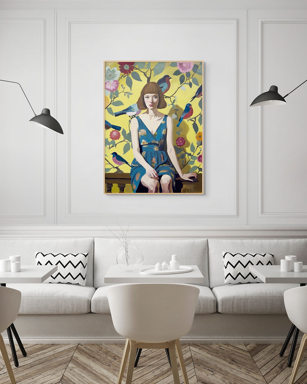 Thumbnail: She blooms indoors Canvas Prints