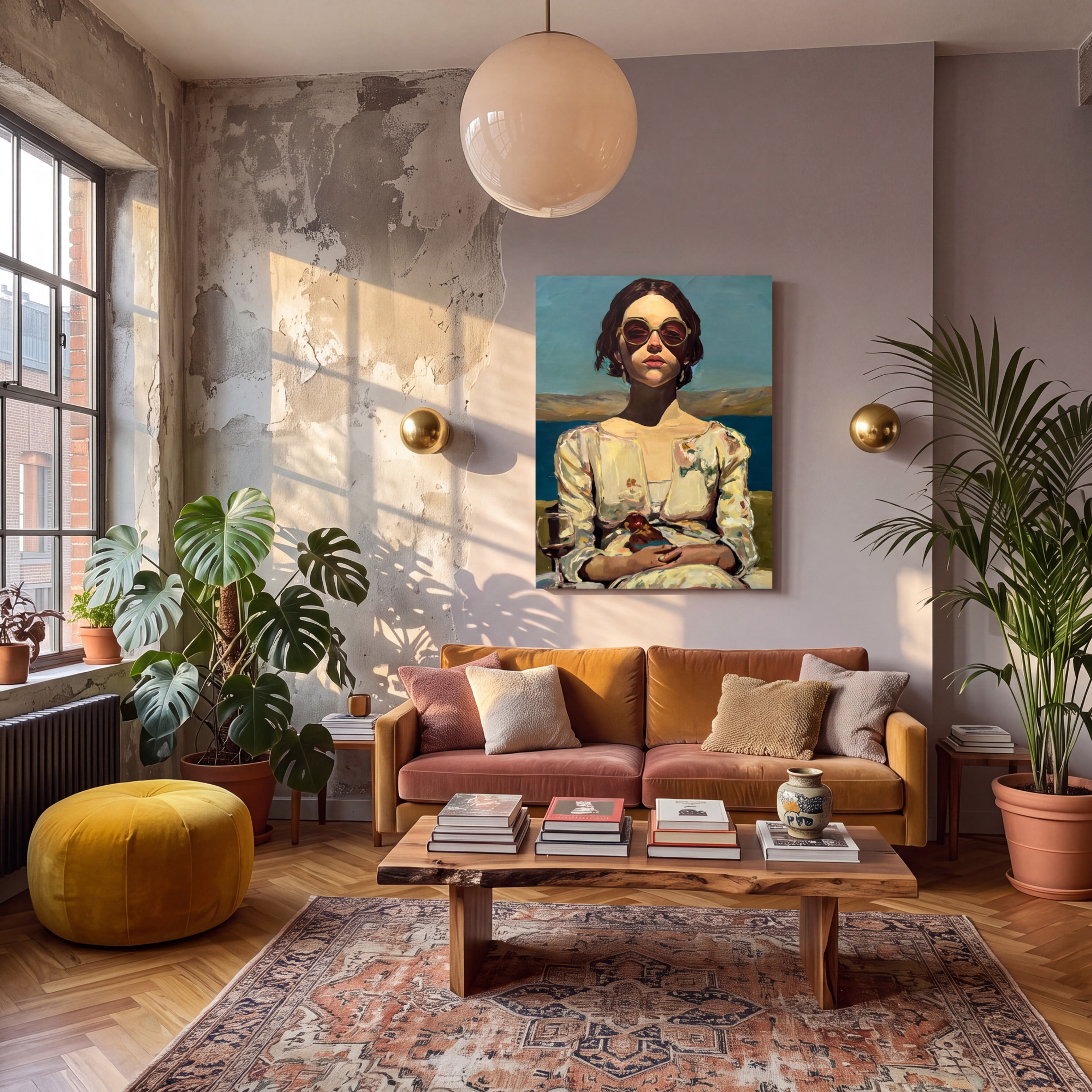 Rose Coloured Reality - Canvas Print