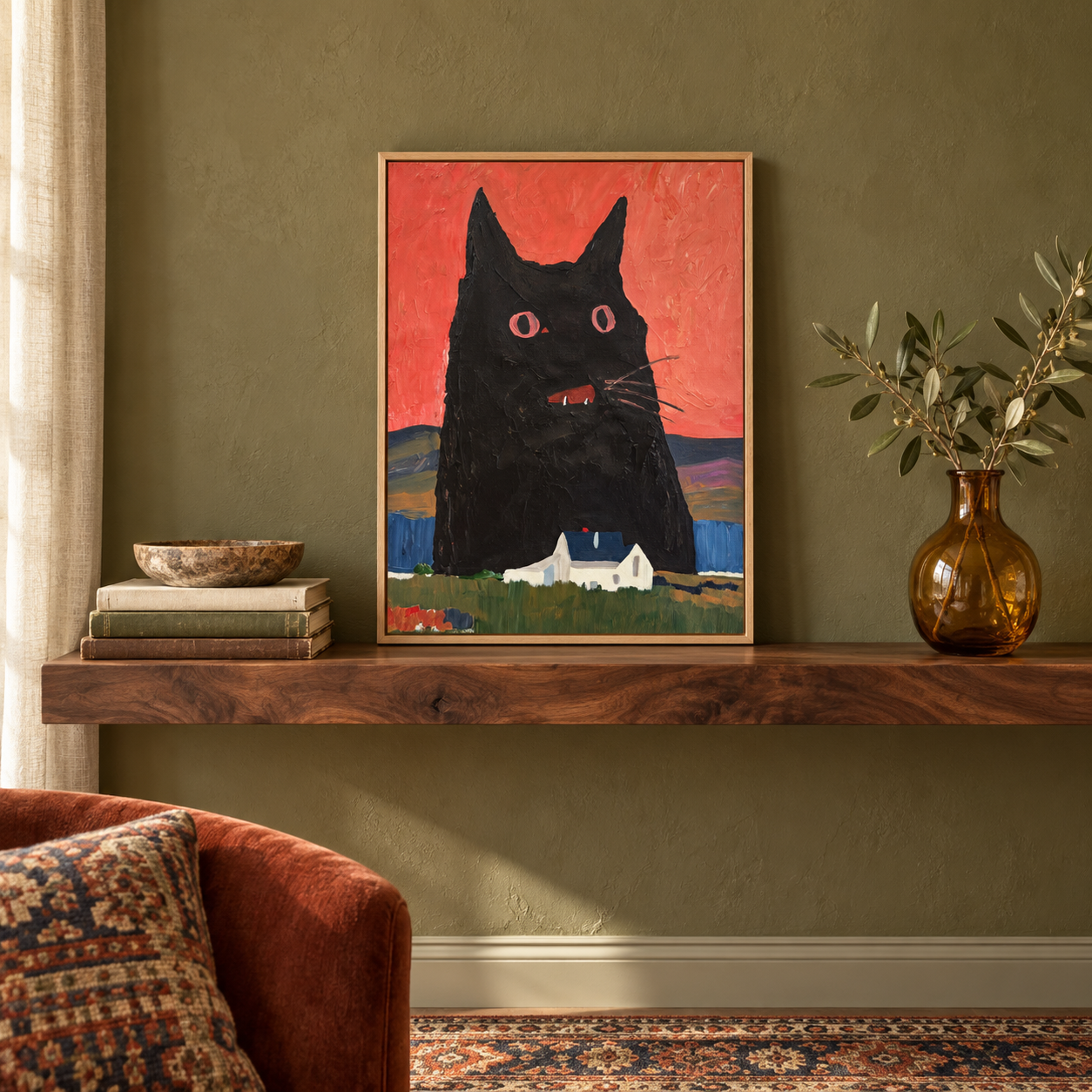 The Boss of the House - Original Painting