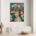 Thumbnail: Beauty behind the petals  Canvas Print