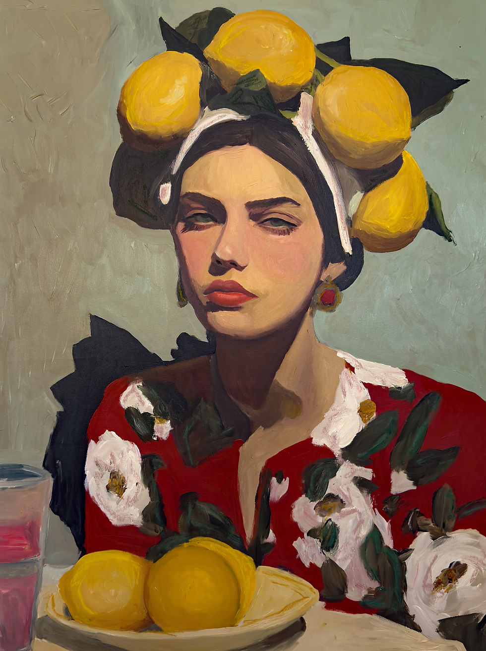 Thumbnail: Citrus Crown - Canvas Print