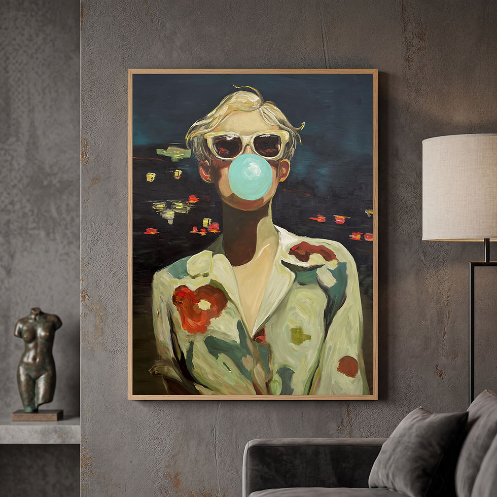 Thumbnail: Blue Hour Daydream - Original Painting