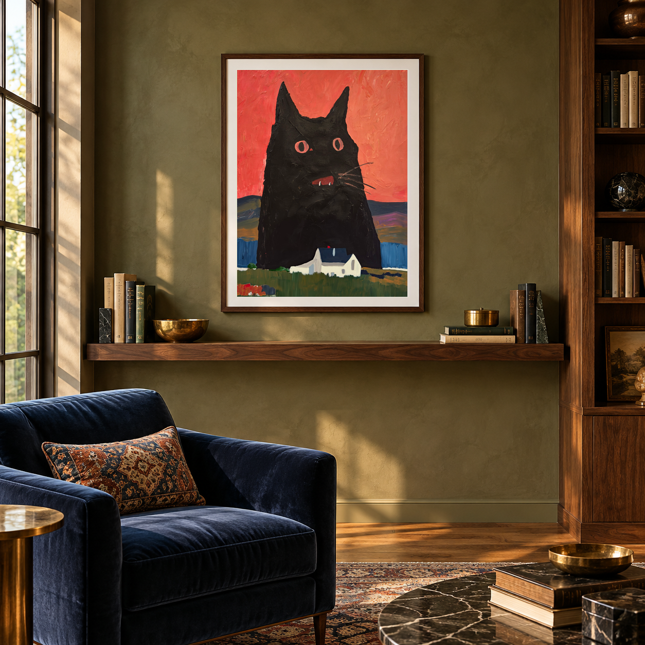 The Boss of the House - Paper Print