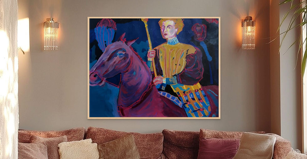 Thumbnail: Horseman - Original Painting