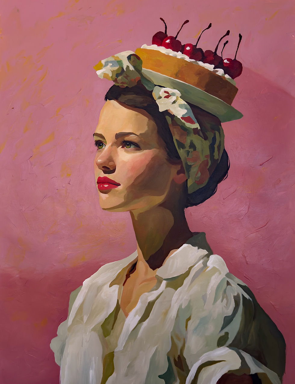 Thumbnail: Diva of Dessert - Canvas Print