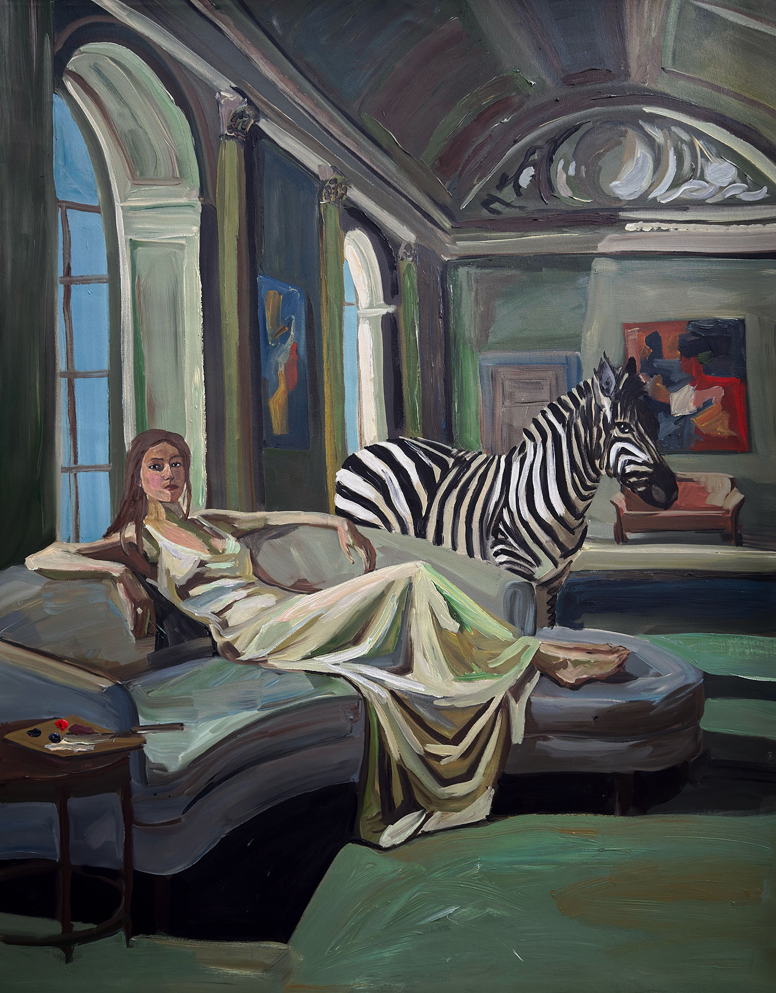 The Guest Canvas Print