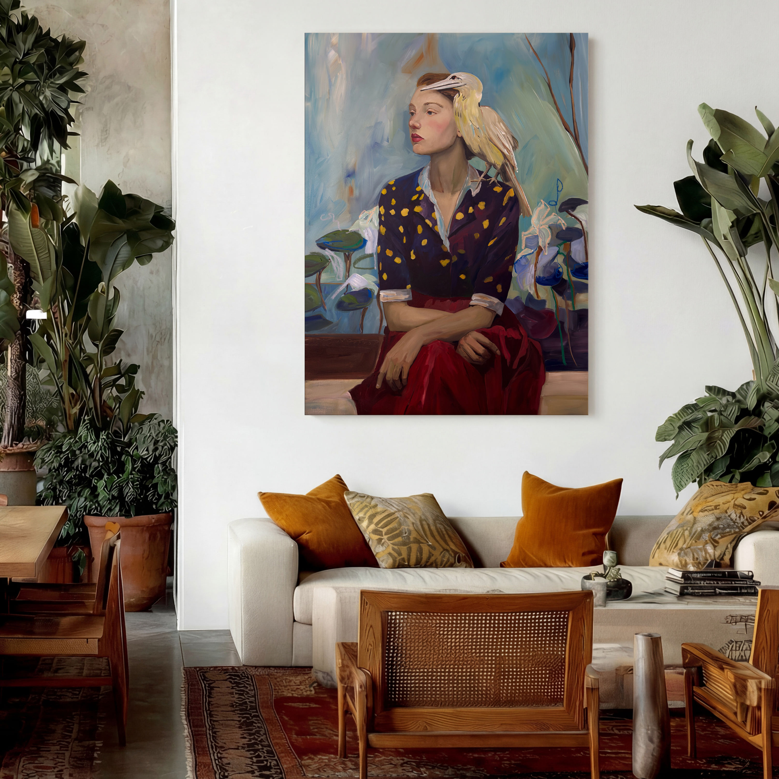 Angel on my Shoulder - Canvas Print