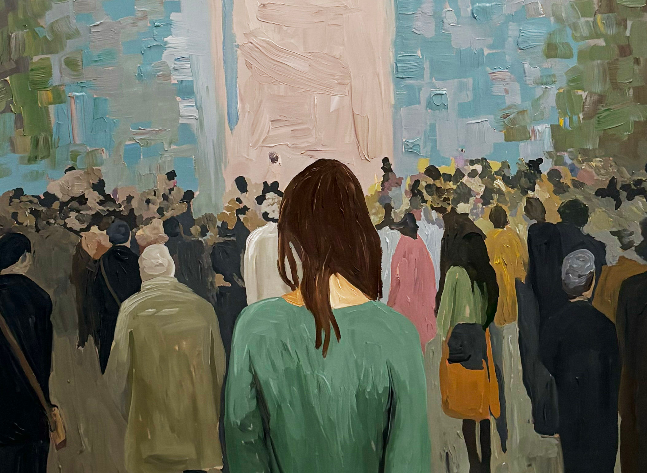 Among many Canvas Print