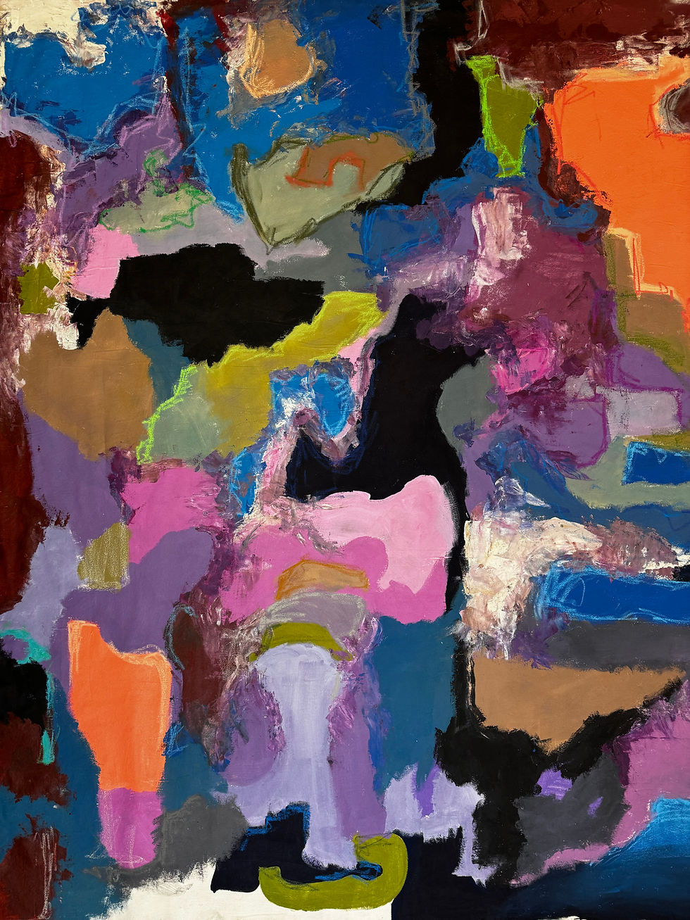 Thumbnail: Purple Velvet - UNFRAMED ABSTRACT Original Painting