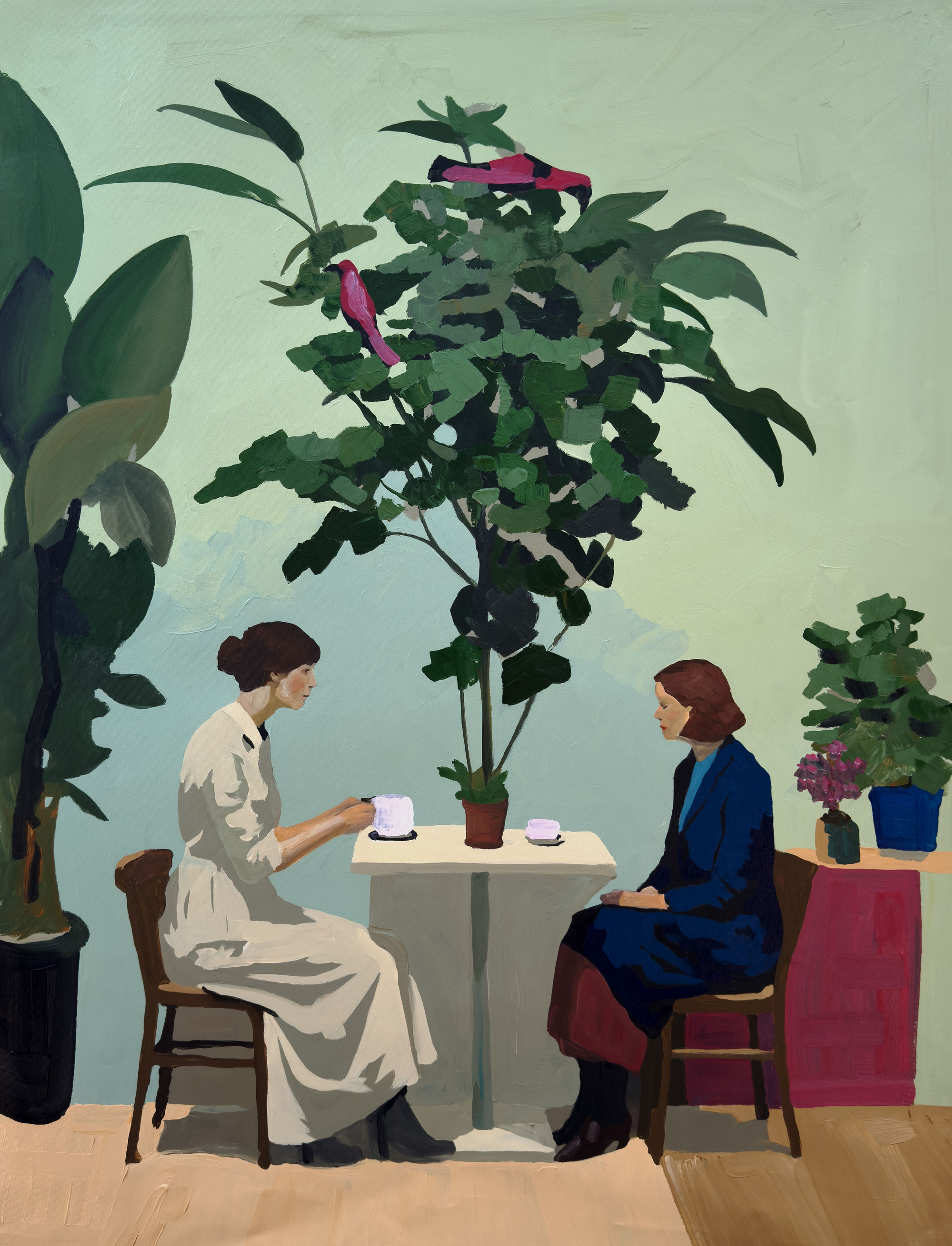 Sips and secrets Original Painting