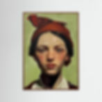 Thumbnail: Red Singer - Paper Print*