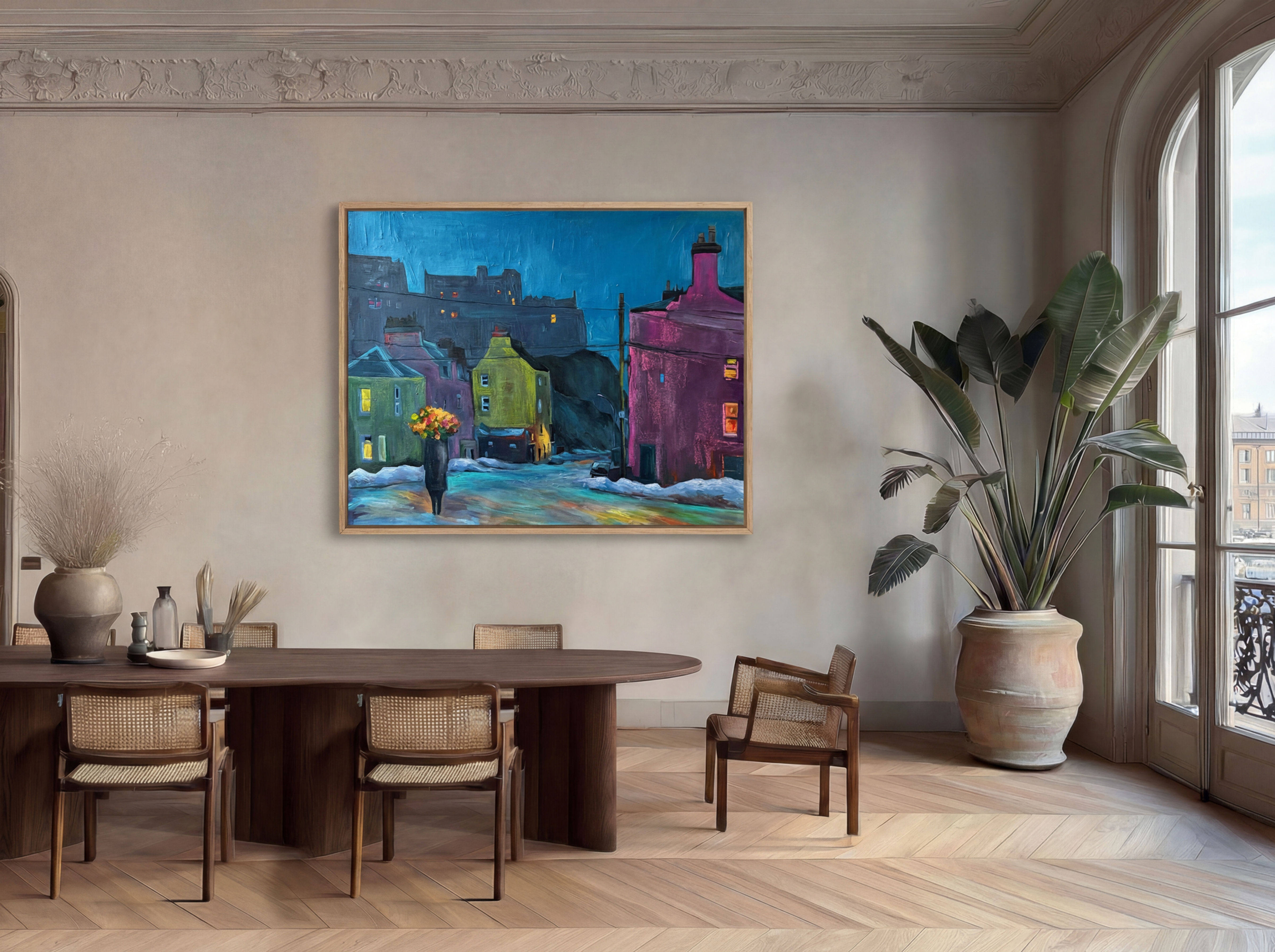 Solitary Blossom - Original Painting