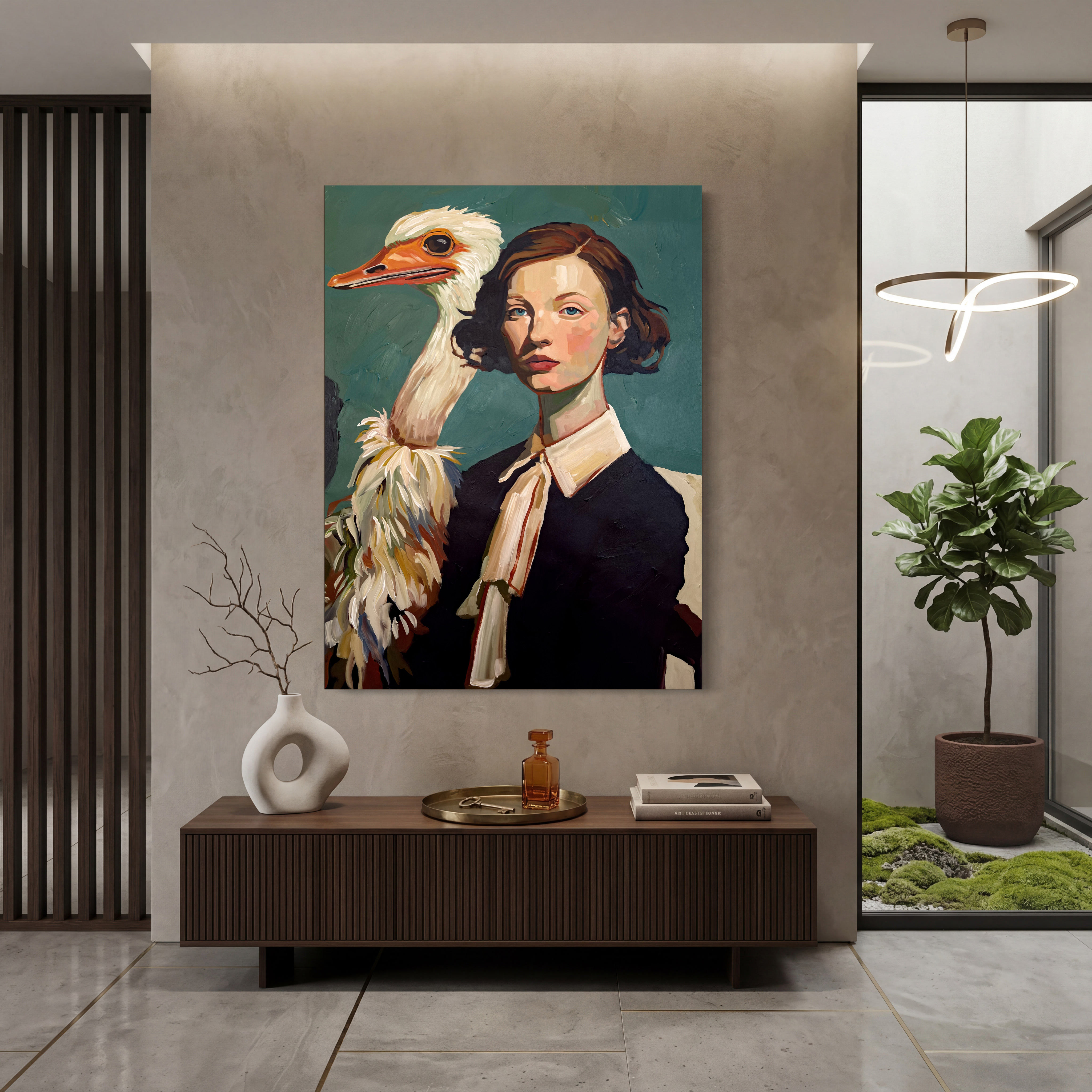 Graceful in Manner - Canvas Print