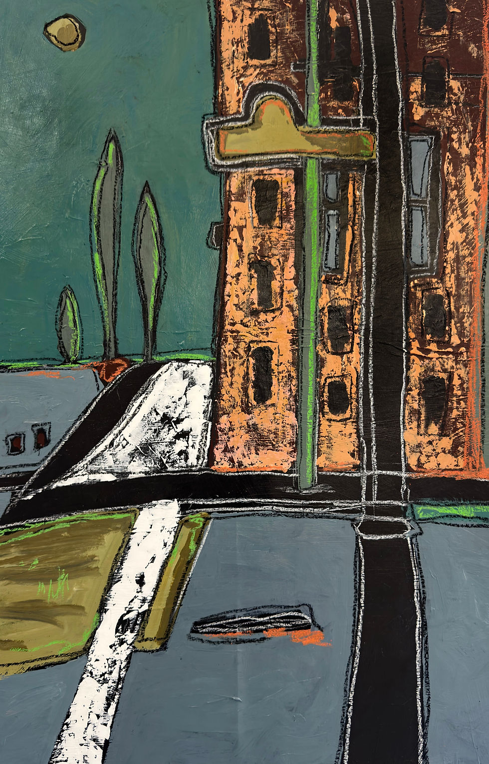 Thumbnail: Threshold of Elsewhere - UNFRAMED CONTEMPORARY Original Painting