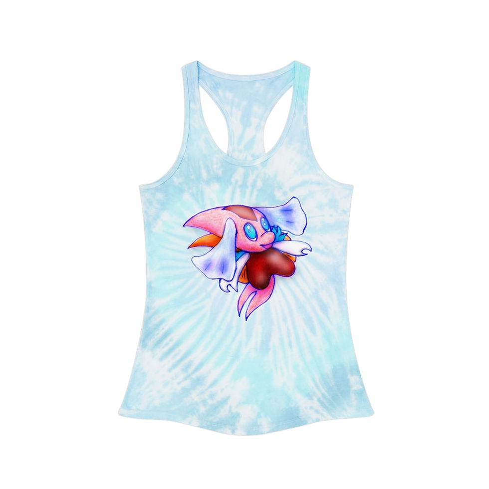 CANCER Tie Dye Racerback Tank Top