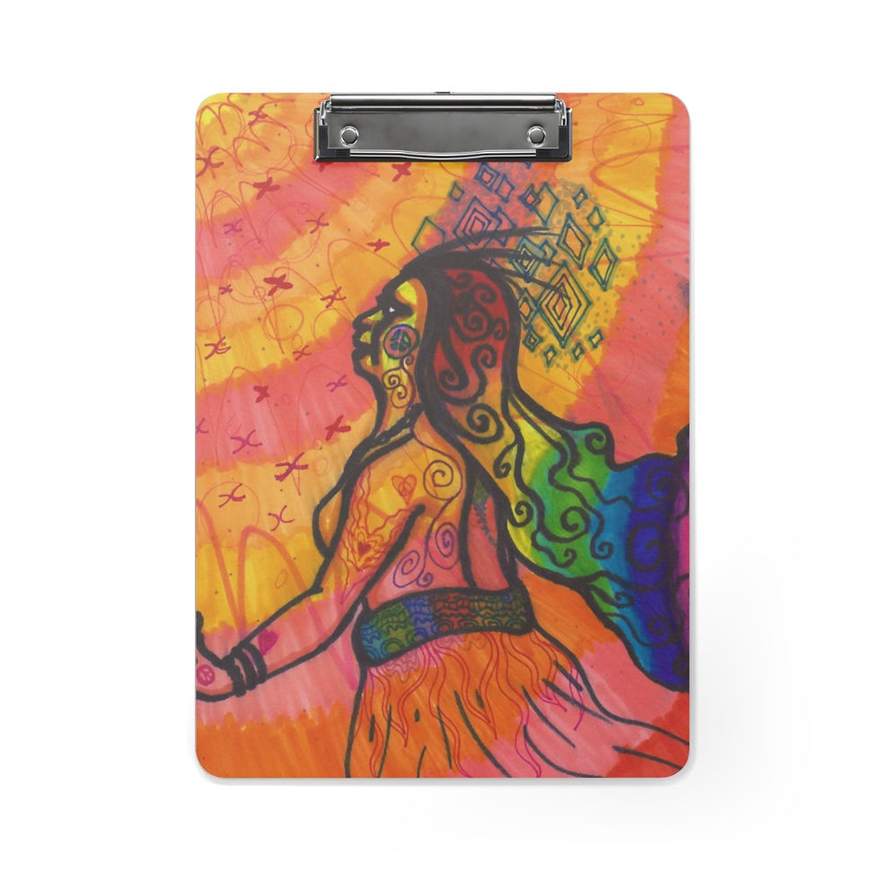 "Peaceful Dancer" Clipboard