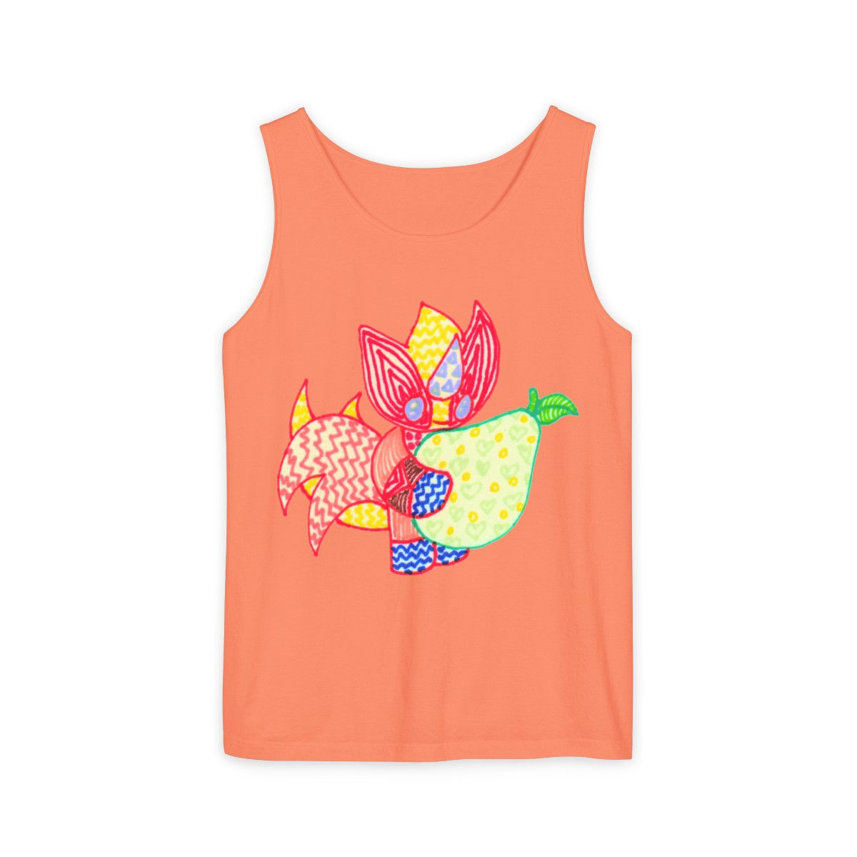 SAGITTARIUS "Pear Delight" Cotton Tank Top