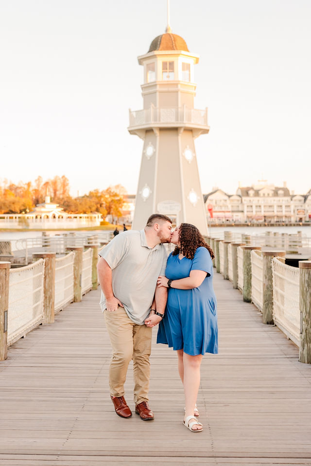 Disney World Boardwalk and Yacht Club Resort surprise proposal engagement session, Orlando photographer