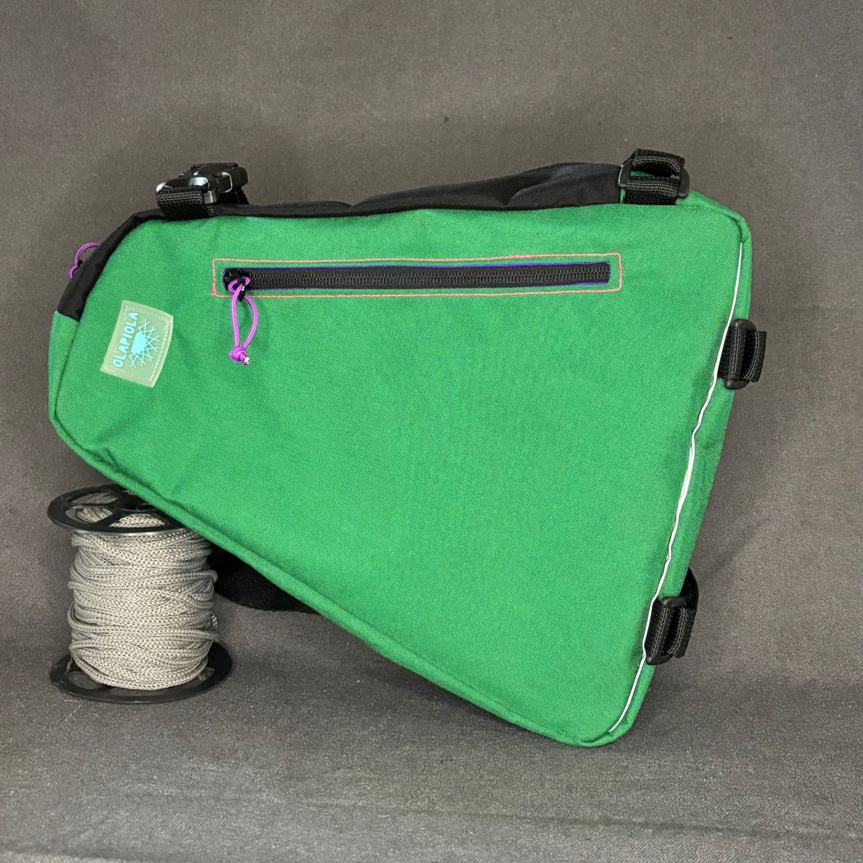 mochila BICI para quadro de bicicleta - verde