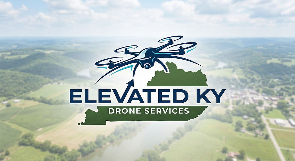 Logo for Elevate KY Drone Services