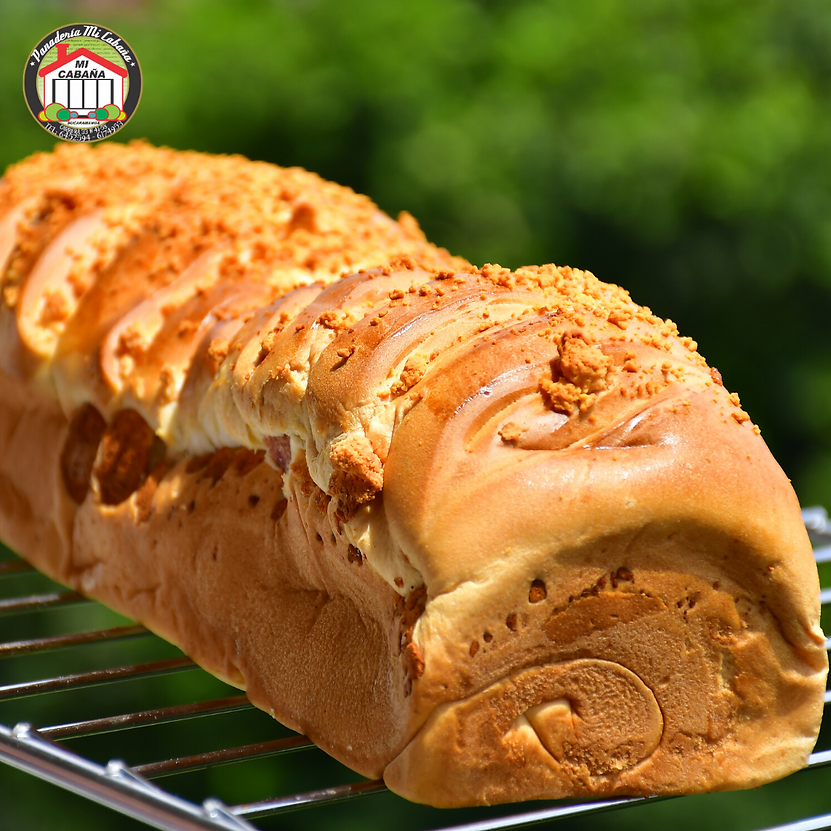 pan relleno de jamon y queso