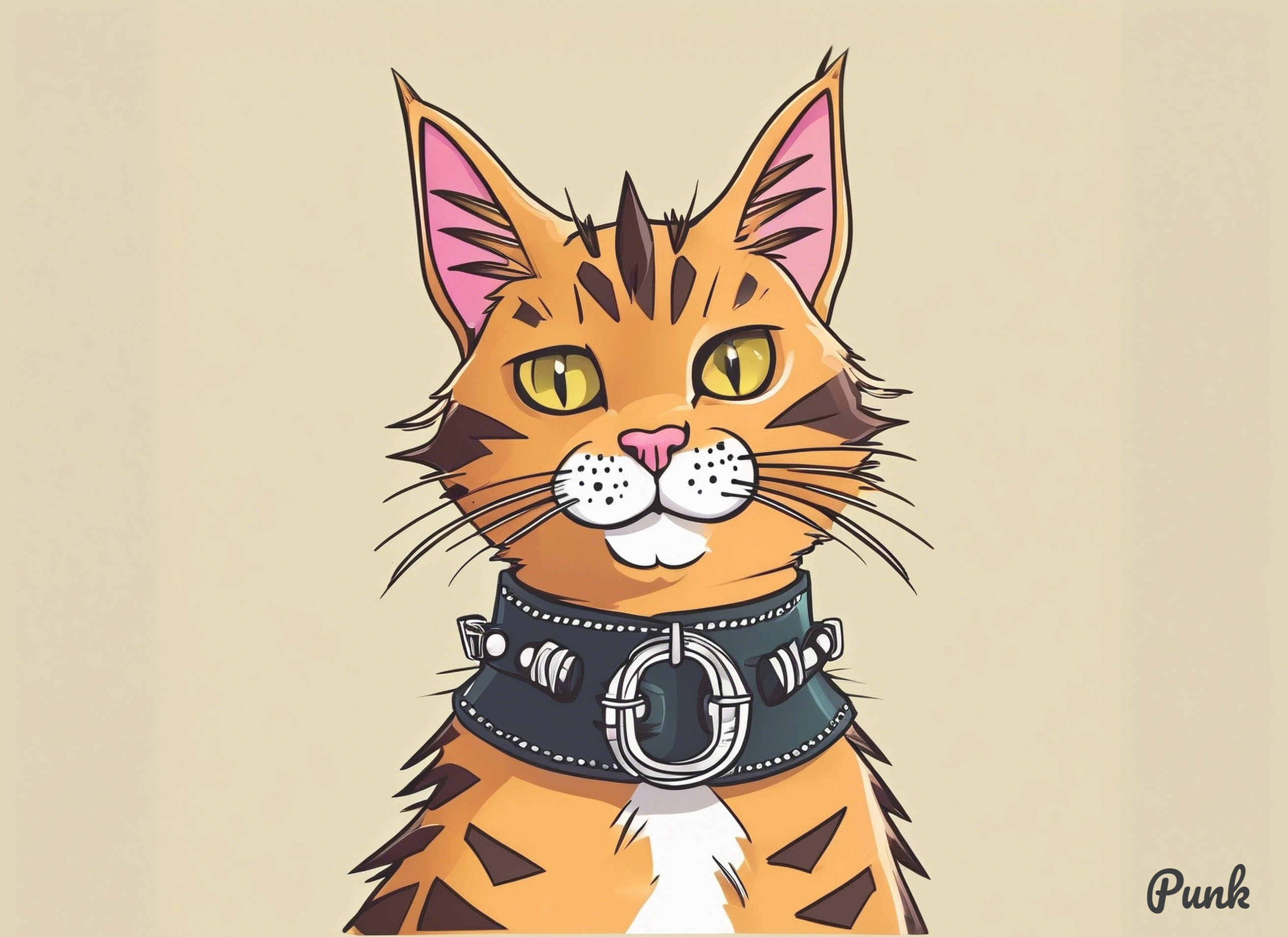 Crystal Glass  Tabby Cat Fridge Magnet