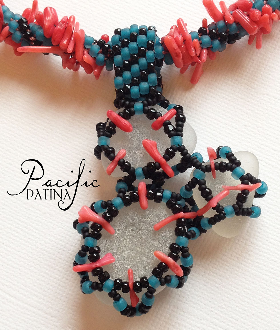 Thumbnail: The Tropics and Alaska Kumihimio Braid & Sea Glass