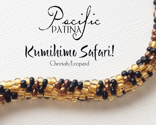 Kumihimo Safari!: Animal Print Variations pacificpatina