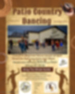 Saturday Patio Country Dancing!