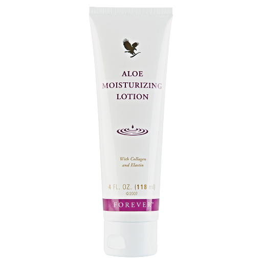 Aloe Moisturizing Lotion helps with overall feel and elasticity of skin thanks to the addition of collagen and elastin